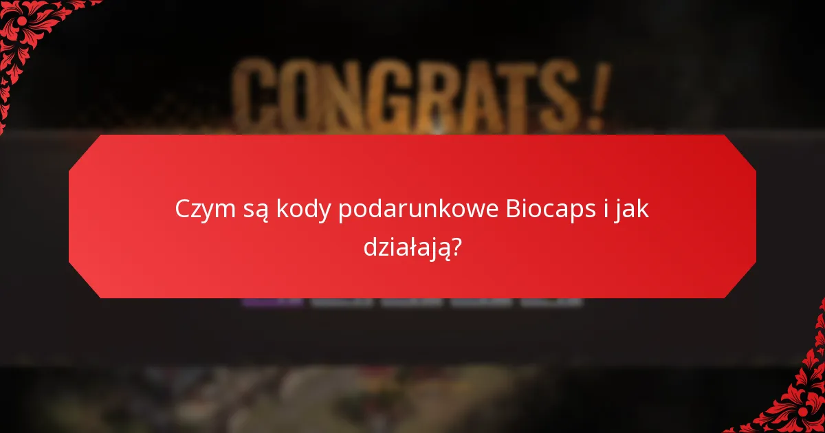 Gdzie można zrealizować kody podarunkowe Biocaps?