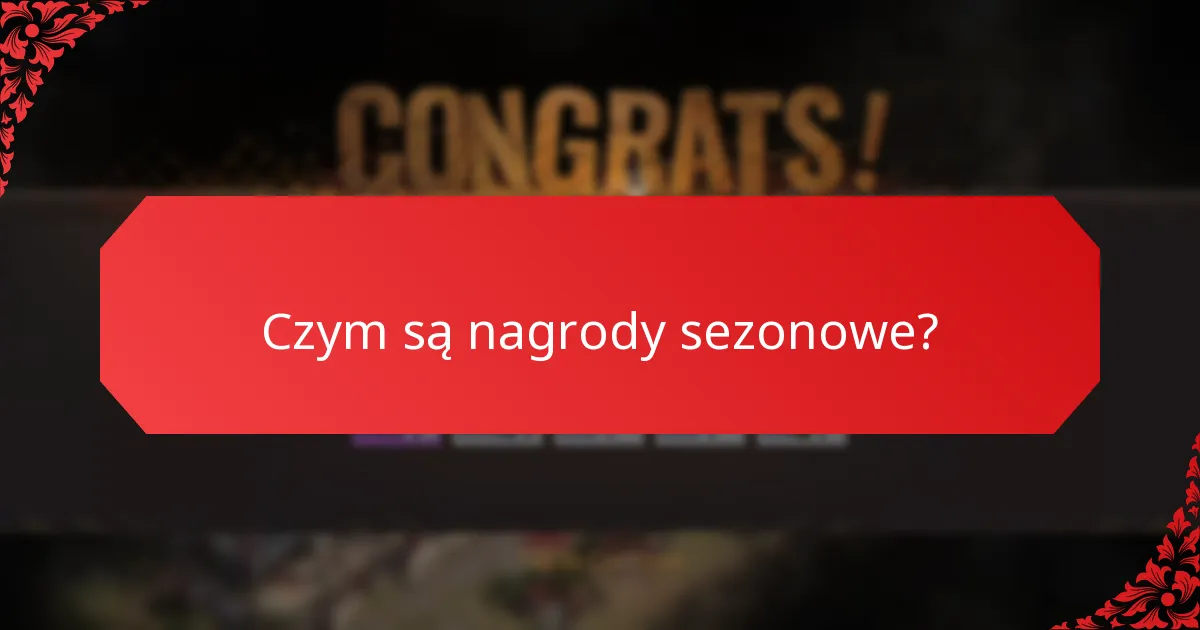 Jak działają wydarzenia promocyjne dla nagród sezonowych?