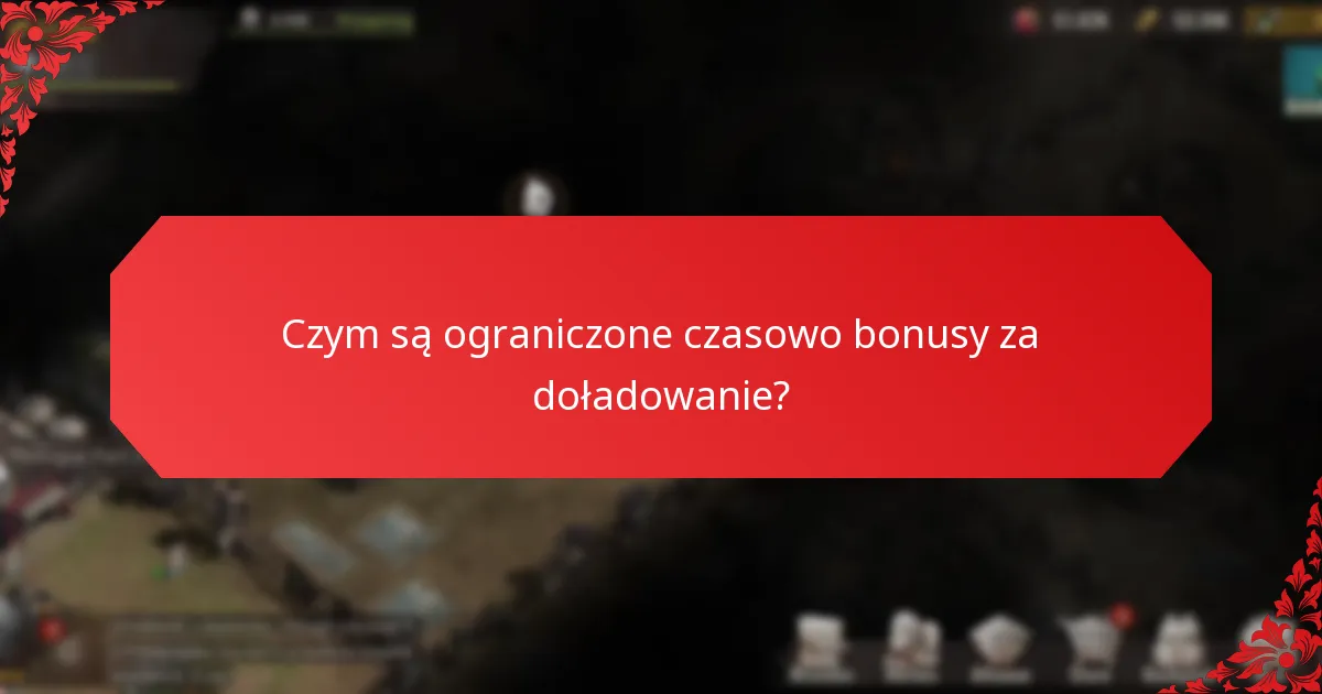 Jak działają wydarzenia promocyjne dotyczące bonusów za doładowanie?