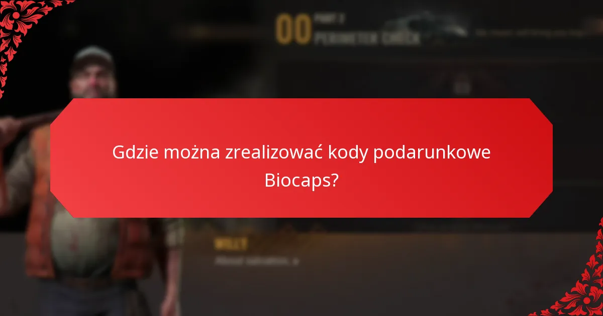 Jakie są limity użycia kodów podarunkowych Biocaps?