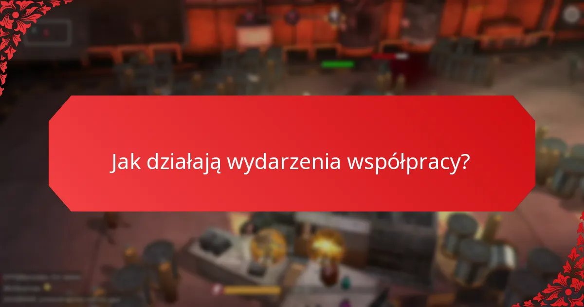Jak działają wydarzenia współpracy?
