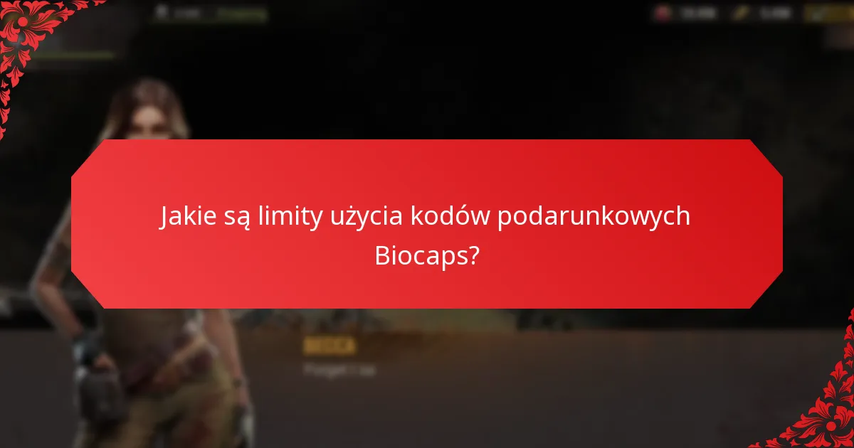 Co zrobić, jeśli twój kod podarunkowy Biocaps nie działa?